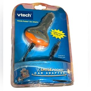 VTech V.Smile Pocket Car Adapter - Orange and Black